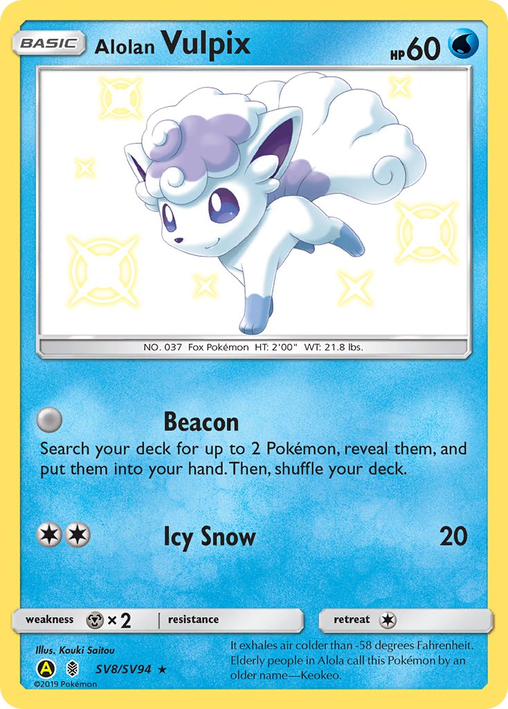 Alolan Vulpix - SV8/SV94 - Hidden Fates