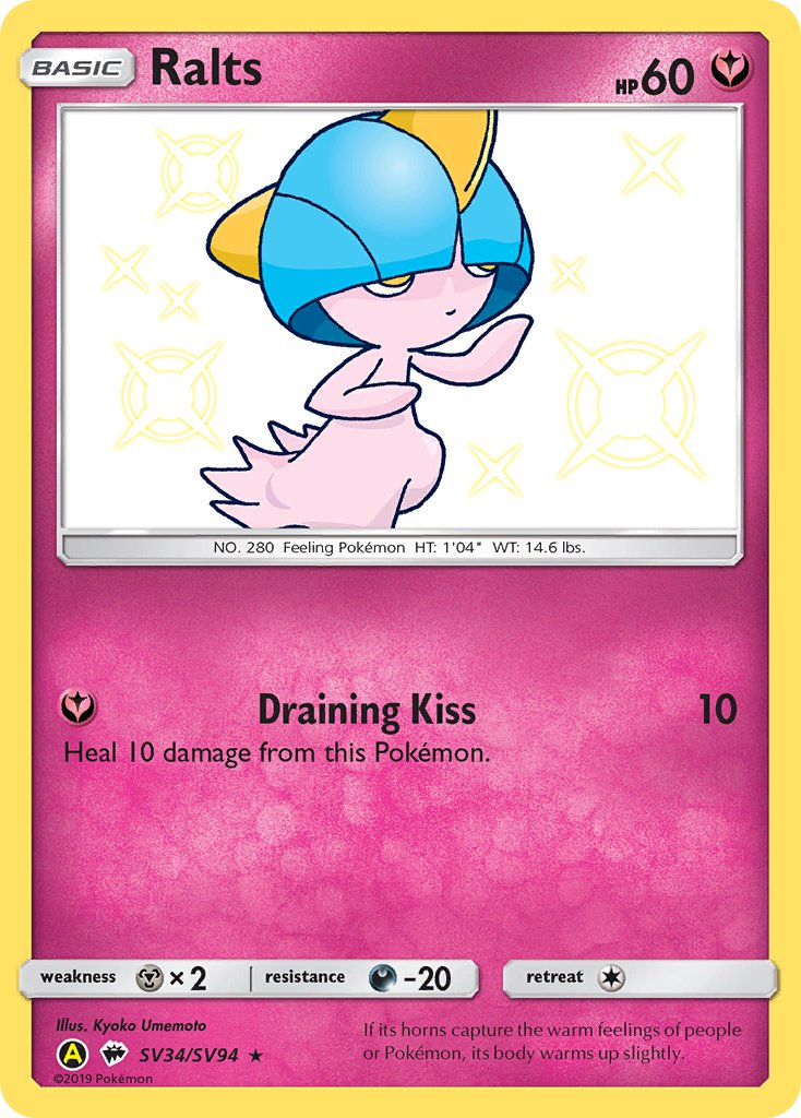 Ralts Baby Shiny - SV34/SV94 - Hidden Fates
