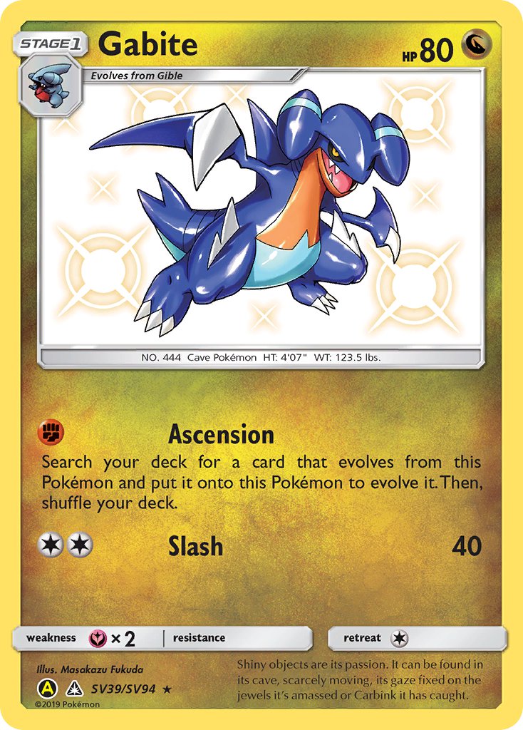 Gabite Baby Shiny - SV39/SV94 - Hidden Fates