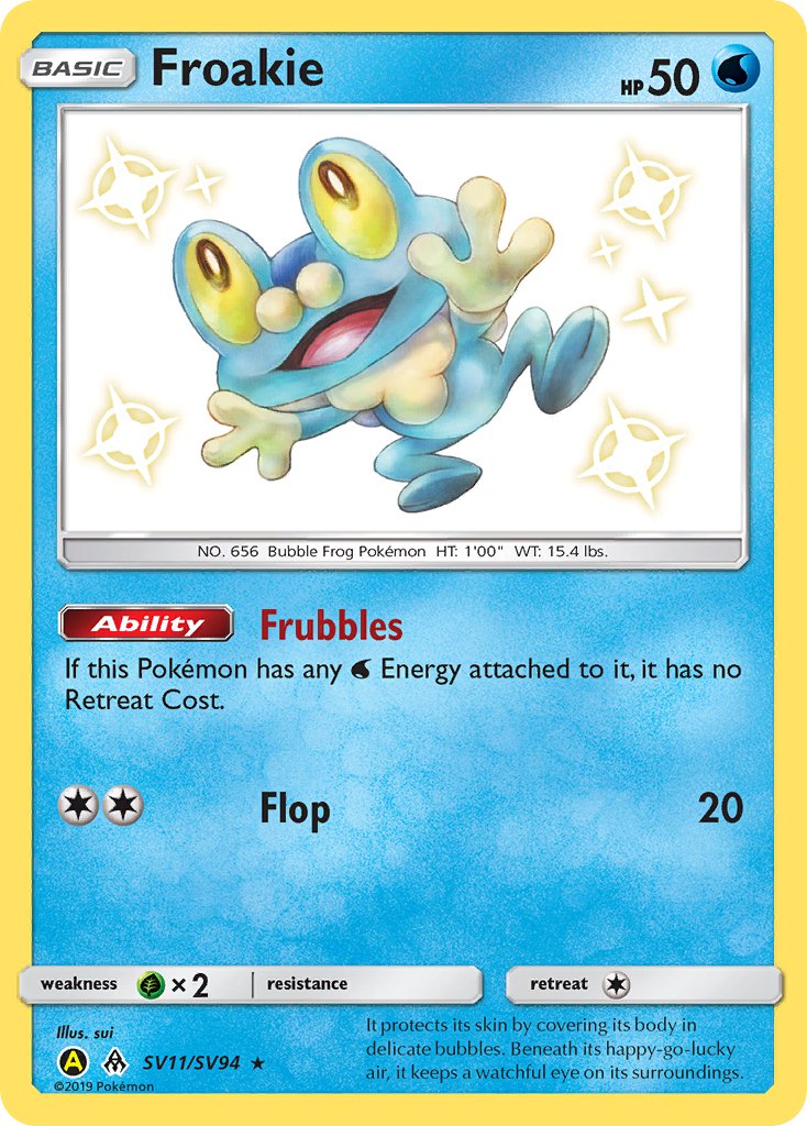 Froakie Baby Shiny - SV11/SV94 - Hidden Fates