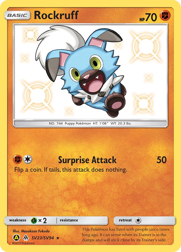Rockruff - SV23/SV94 - Hidden Fates