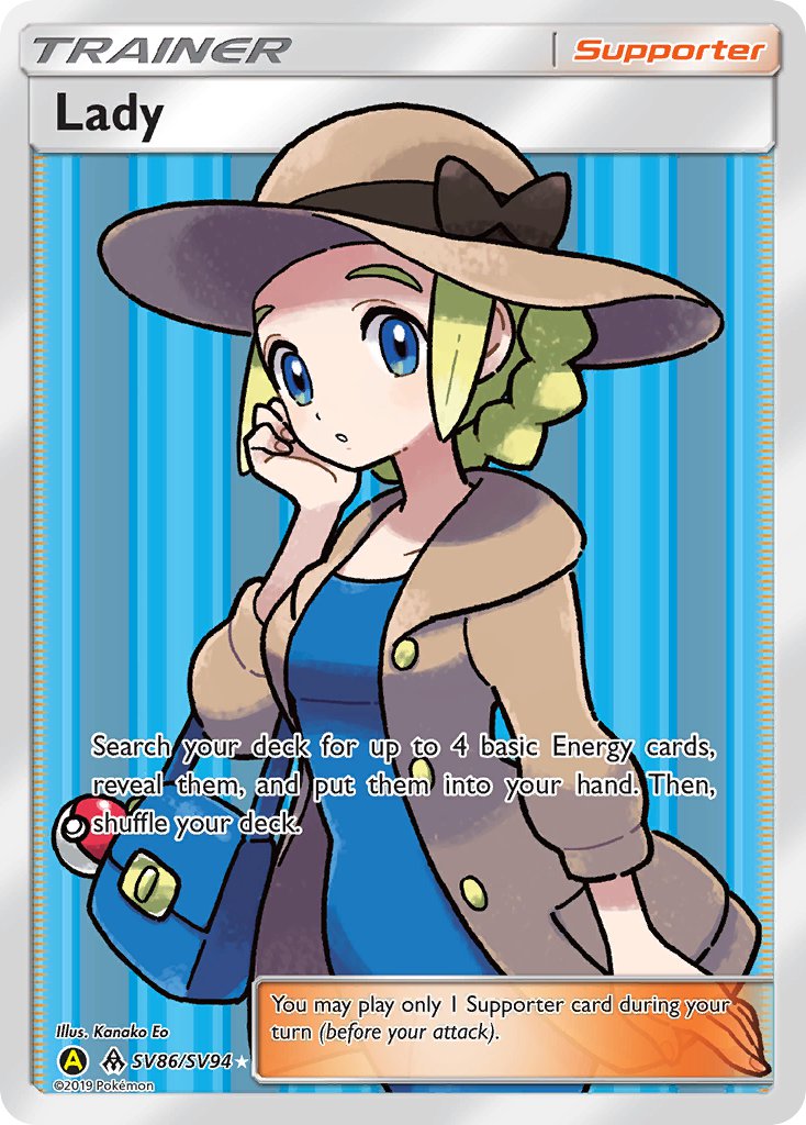Lady Full Art - SV86/SV94 - Hidden Fates