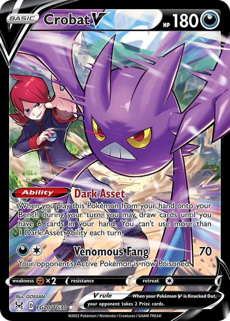 Crobat V - TG20/TG30 - Lost Origin