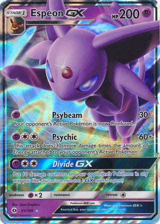Espeon GX - 61/149 - Sun and Moon Base Set