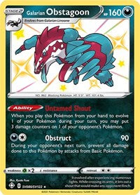 Galarian Obstagoon Shiny - SV080/SV122 - Shining Fates