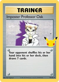Imposter Professor Oak - 73/102 - Celebrations