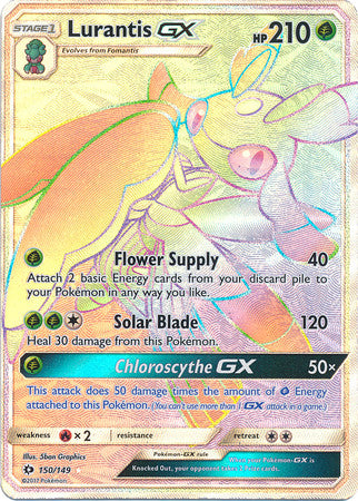 Lurantis GX Rainbow Rare - 150/149 - Sun and Moon Base Set