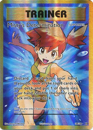 Misty's Determination Full Art - 108/108 - Evolutions