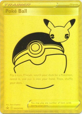 Poke Ball Gold Promo - SWSH146 - Celebrations