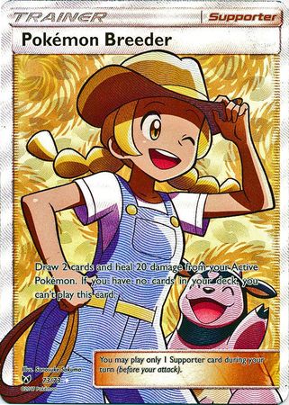 Pokemon Breeder  Full Art - 73/73 - Shining Legends