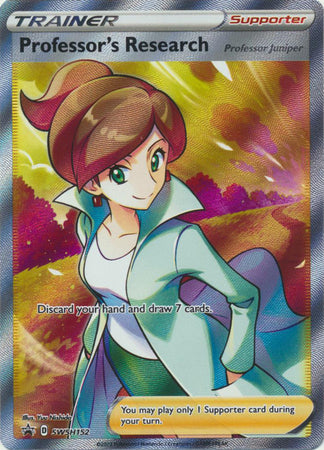 Professor's Research Full Art - SWSH152 - Sword & Shield Promos
