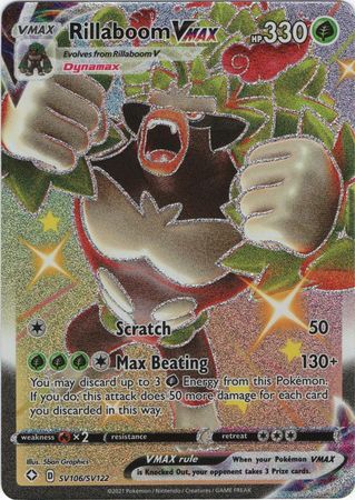 Rillaboom VMAX Full Art Shiny - SV106/SV122 - Shining Fates