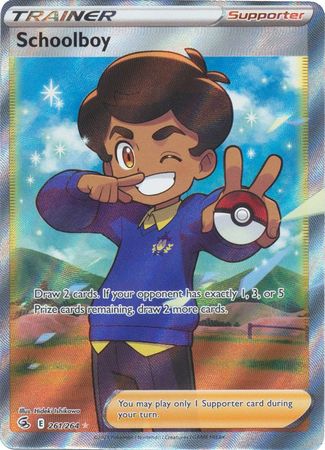 Schoolboy Full Art - 261/264 - Fusion Strike