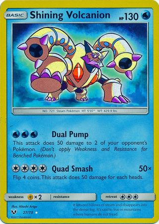 Shining Volcanion - 27/73 - Shining Legends
