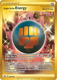 Single Strike Energy Secret Rare - 183/163 - Battle Styles
