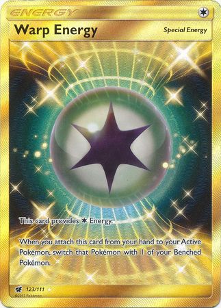 Warp Energy Secret Rare - 123/111 - Crimson Invasion