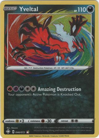 Yveltal Amazing Rare - 46/72 - Shining Fates