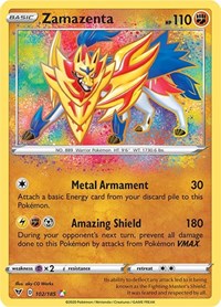 Zamazenta Amazing Rare - 102/185 - Vivid Voltage