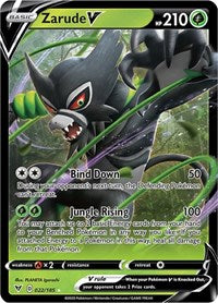 Zarude V - 22/185 - Vivid Voltage